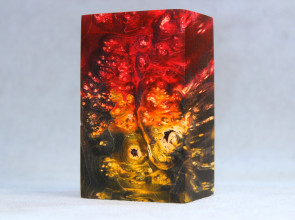 Stabilized Maple Burl Wood Mod Block